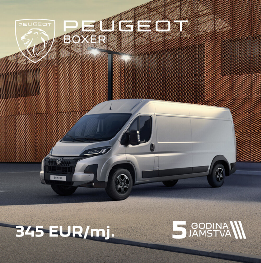 BOXER za samo 345 EUR / mj.!